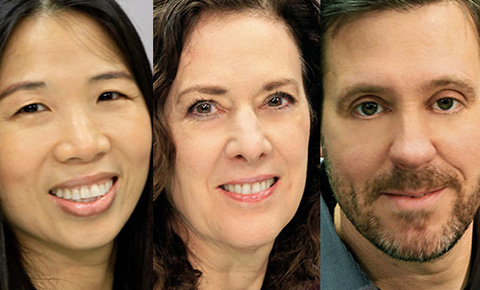 Headshots Steenbergen-Hu, Olszewski-Kubilius, and Calvert